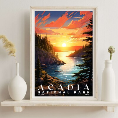 Acadia National Park Poster, Travel Art, Office Poster, Home Decor | S7 - image6